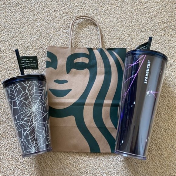 Starbucks Fall 2021 Halloween glow in the dark cups limited edition - Picture 4 of 5